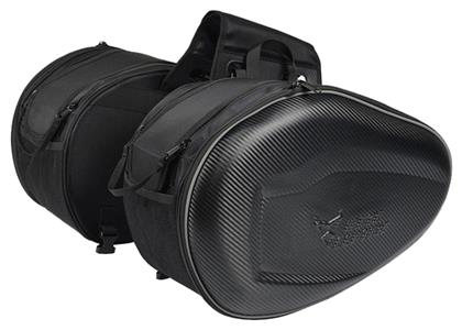 Saddle Bag Carbon Σετ Σαμάρια Μοτοσυκλέτας 58lt σε Μαύρο Χρώμα