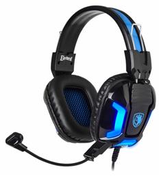 Sades Element Over Ear Gaming Headset με σύνδεση USB / 2x3.5mm Μπλε από το Elektrostore24