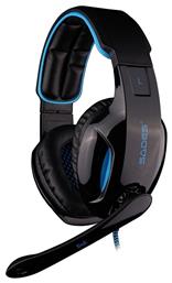 Sades Snuk Over Ear Gaming Headset με σύνδεση USB Μπλε από το Elektrostore24