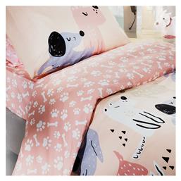 Saint Clair Σετ Σεντόνια Doggy 160x250cm Pink από το Designdrops