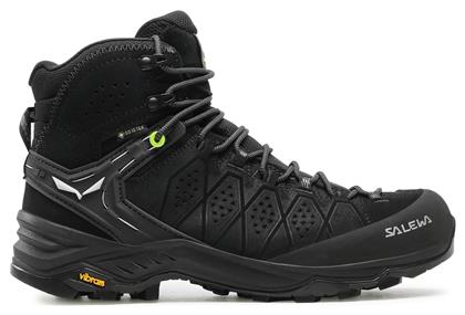 Salewa ALP Trainer 2 Mid GTX Ανδρικά Ορειβατικά Μποτάκια Αδιάβροχα με Μεμβράνη Gore-Tex Μαύρα