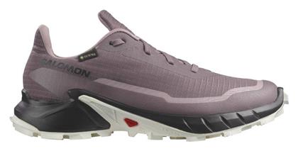 Salomon Alphacross 5 Γυναικεία Αθλητικά Παπούτσια Trail Running Μωβ Αδιάβροχα με Μεμβράνη Gore-Tex