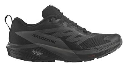 Salomon Sense Ride 5 GTX Ανδρικά Αθλητικά Παπούτσια Trail Running Μαύρα Αδιάβροχα με Μεμβράνη Gore-Tex