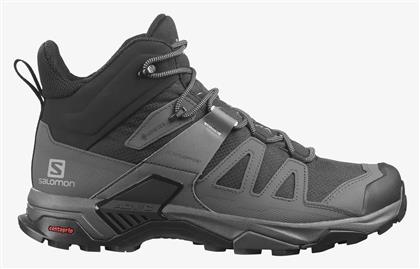 Salomon X Ultra 4 Ανδρικά Ορειβατικά Μποτάκια Αδιάβροχα με Μεμβράνη Gore-Tex Γκρι