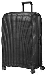 Samsonite C-Lite Μεγάλη Βαλίτσα με ύψος 81cm σε Μαύρο χρώμα από το Brandbags