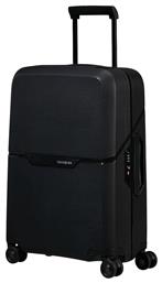 Samsonite Magnum Eco Spinner Βαλίτσα Καμπίνας με ύψος 55cm σε Μαύρο χρώμα από το Plus4u