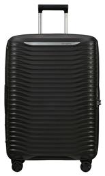 Samsonite Upscape Μεσαία Βαλίτσα με ύψος 68cm σε Μαύρο χρώμα