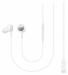 Samsung EO-IC100 Bulk In-ear Handsfree Ακουστικά με Βύσμα USB-C Λευκό