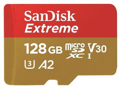 Sandisk Extreme microSDXC 128GB Class 10 U3 V30 A2 UHS-I