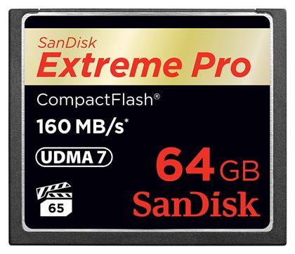 Sandisk Extreme Pro CompactFlash 64GB