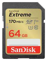 Sandisk Extreme SDXC 64GB Class 10 U3 V30 UHS-I