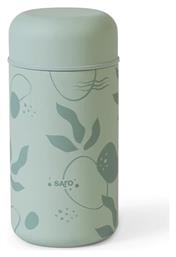 Saro Βρεφικό Θερμός Φαγητού Leaves Ανοξείδωτο Mint 500ml από το Spitishop