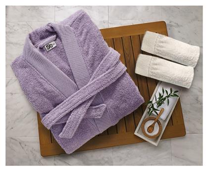 SB Home Elegante Γυναικείο Μπουρνούζι με Γιακά Lilac