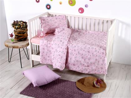 SB Home Βρεφική Παπλωματοθήκη Σετ Camy 110x150cm Pink