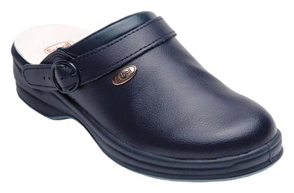 Scholl New Bonus F219021040 Δερμάτινα Ανατομικά Σαμπό Μπλε