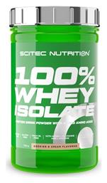 Scitec Nutrition 100% Whey Isolate Drink Powder with Added Amino Acids Πρωτεΐνη Ορού Γάλακτος Χωρίς Γλουτένη με Γεύση Cookies & Cream 700gr