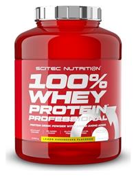 Scitec Nutrition 100% Whey Professional with Added Amino Acids Πρωτεΐνη Ορού Γάλακτος Χωρίς Γλουτένη με Γεύση Lemon Cheesecake 2.35kg