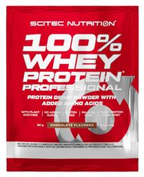 Scitec Nutrition 100% Whey Professional With Added Amino Acids Πρωτεΐνη Ορού Γάλακτος Χωρίς Γλουτένη με Γεύση Σοκολάτα 30gr από το Pharm24