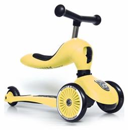 Scoot & Ride Παιδικό Πατίνι Highwaykick 1 Τρίτροχο με Κάθισμα για 1-5 Ετών Κίτρινο από το BlablaToys