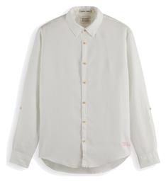 Scotch & Soda Λινό Πουκάμισο