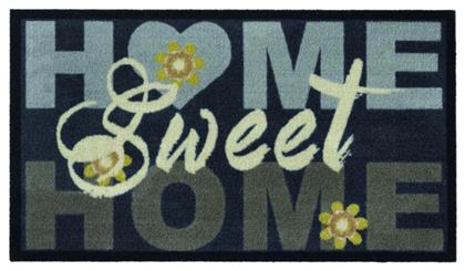 Sdim Πατάκι Εισόδου Μοκέτα Impression 520 Home Sweet Home Flowers Γκρι 40x70cm από το Designdrops