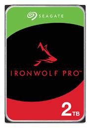 Seagate IronWolf Pro 2TB HDD Σκληρός Δίσκος 3.5'' SATA III 7200rpm με 256MB Cache για NAS