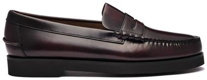 Sebago Dan Polaris Δερμάτινα Ανδρικά Loafers σε Μπορντό Χρώμα από το Silenzio