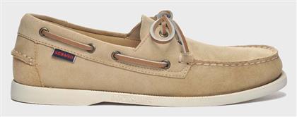 Sebago Portland Ανδρικά Boat Shoes σε Μπεζ Χρώμα από το Silenzio