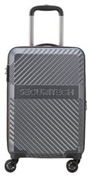 Securitech Patrol Βαλίτσα Ταξιδίου Καμπίνας Σκληρή Grey με 4 Ρόδες Ύψους 55εκ.