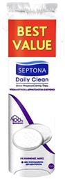 Septona Daily Clean Round Στρογγυλοί Δίσκοι Ντεμακιγιάζ από 100% Βαμβάκι 100τμχ από το Pharm24