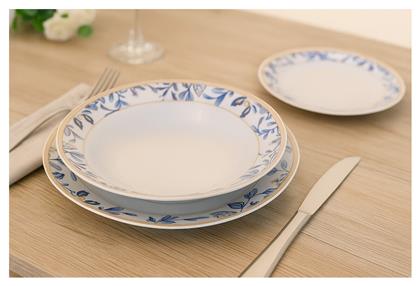 Σερβίτσιο Πιάτων από Πορσελάνη Μπλε 18τμχ
