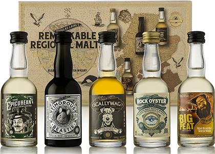 ΣΕΤ ΟΥΙΣΚΙ REMARKABLE REGIONAL MALTS MINIATURE GIFT PACK 5 X 50 ML