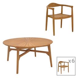 Σετ Τραπεζαρίας 7τμχ