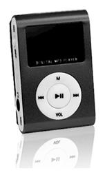 Setty Portable Mini MP3 Player (32GB) με Οθόνη LCD 1'' Μαύρο