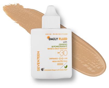 Seventeen Daily Fluid Αδιάβροχη Αντηλιακή Λοσιόν Προσώπου SPF30 με Χρώμα 35ml από το Attica