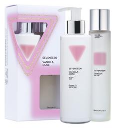 Seventeen Vanilla Rose Γυναικείο Σετ με Body Lotion 2τμχ