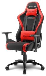 Sharkoon Skiller SGS2 Υφασμάτινη Καρέκλα Gaming με Ρυθμιζόμενα Μπράτσα Κόκκινη
