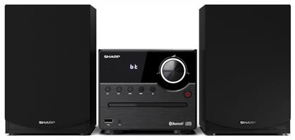 Sharp Ηχοσύστημα 2.0 XLB512 XLB512BK 45W με CD / Digital Media Player και Bluetooth Μαύρο