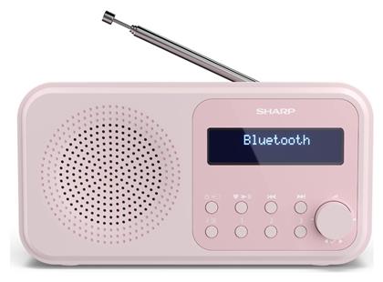 Sharp Tokyo Φορητό Ραδιόφωνο Επαναφορτιζόμενο DAB+ με Bluetooth και USB Blossom Pink