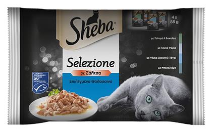 Sheba Selection In Sauce 4x85gr