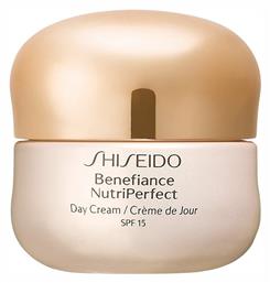 Shiseido Benefiance NutriPerfect Κρέμα Προσώπου Ημέρας με SPF15 για Ενυδάτωση, Αντιγήρανση & Ανάπλαση 50ml