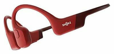 Shokz OpenRun Bone Conduction Bluetooth Handsfree Ακουστικά με Αντοχή στον Ιδρώτα Solar Red