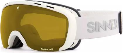 Sinner Marble Otg Μάσκα Σκι & Snowboard Ενηλίκων με Φακό σε Χρυσό Χρώμα από το Z-mall