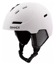 Sinner Silverton Ανδρικό Κράνος για Σκι & Snowboard σε Λευκό Χρώμα από το Z-mall