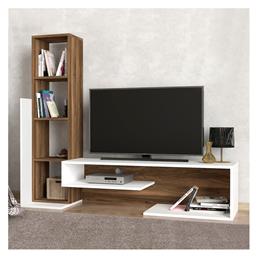 Σύνθετο Σαλονιού Bend Καφέ Μ153.6xΒ39xΥ131εκ.