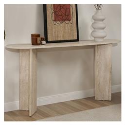 Sira Κονσόλα Ξύλινη Travertine Μ150xΠ35xΥ75εκ.