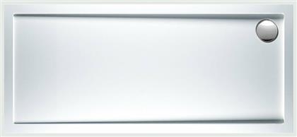 Sirene Extra Flat E16080 Ορθογώνια Ακρυλική Ντουζιέρα 160x80cm Λευκή από το Polihome