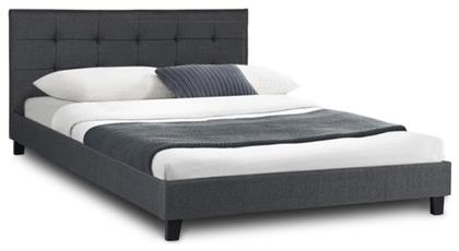 Sissy Κρεβάτι Υπέρδιπλο για Στρώμα 160x200cm Ανθρακί