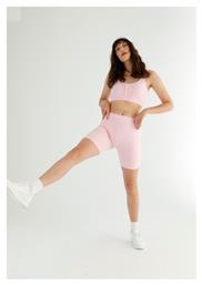 Siyah Inci Training Σετ με Ποδηλατικό Κολάν Candy Pink