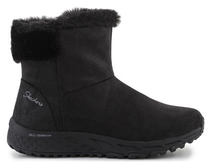 Skechers Cozy Γυναικείες Μπότες με Γούνα Μαύρες